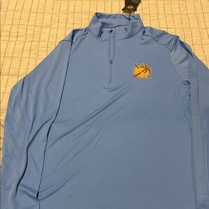 Blue Florida Panthers Quarter-Zip Pullover with Alternate Logo